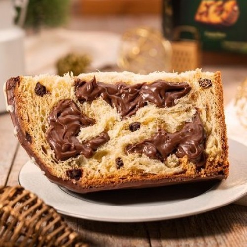 Panetone Trufado com Chocolate